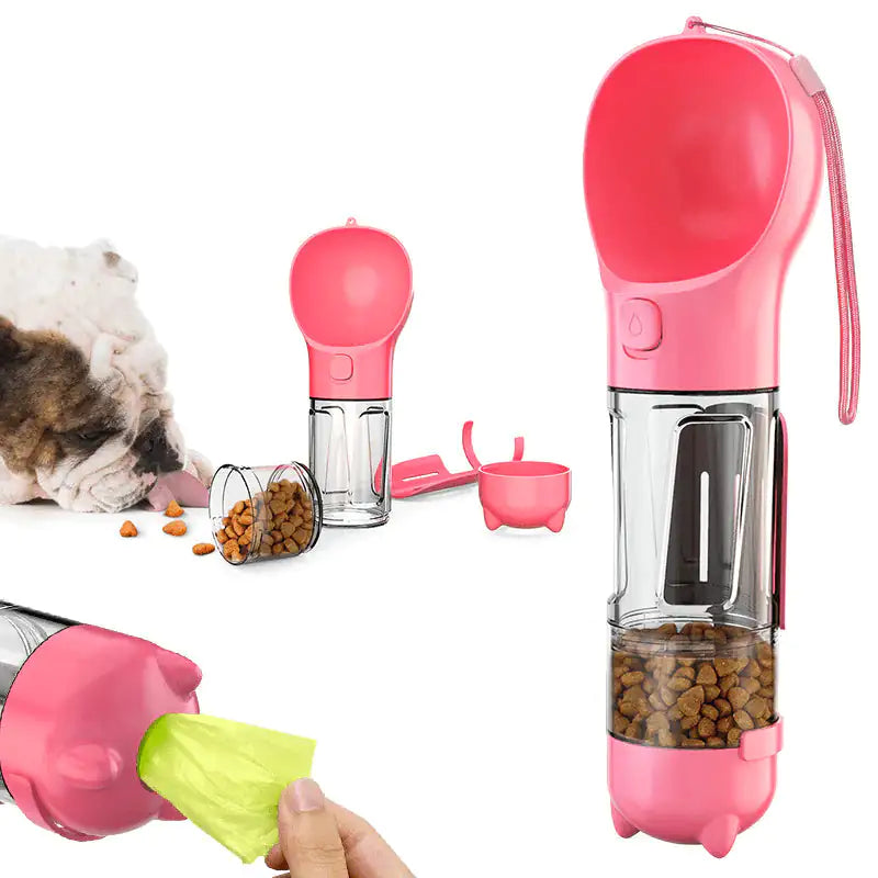 Portable Dog Water Bottle- 3 in 1